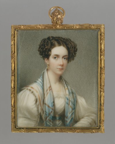 Porträt einer Dame, um 1825 von Henry Inman