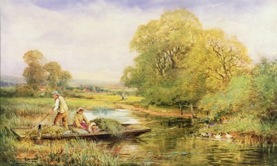 Fähre auf dem Avon von Henry John Sylvester Stannard