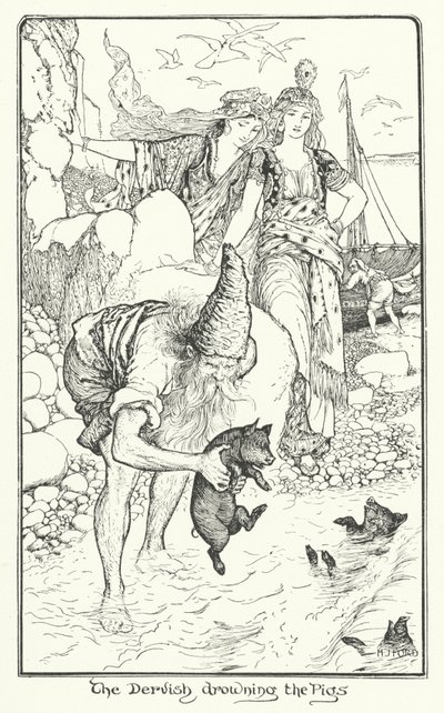 Der Derwisch ertränkt die Schweine von Henry Justice Ford