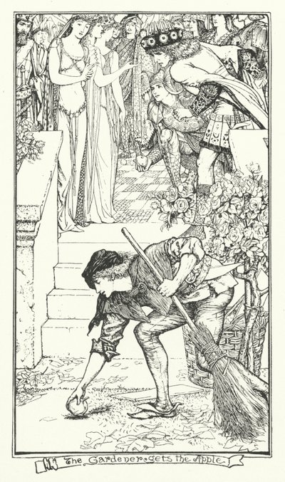 Der Gärtner bekommt den Apfel von Henry Justice Ford