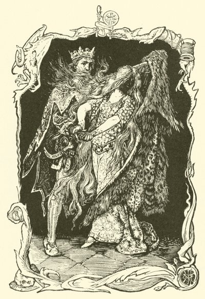 Das viele-fellige Geschöpf (Gravur) von Henry Justice Ford