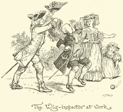 Der Perückeninspektor bei der Arbeit von Henry Justice Ford