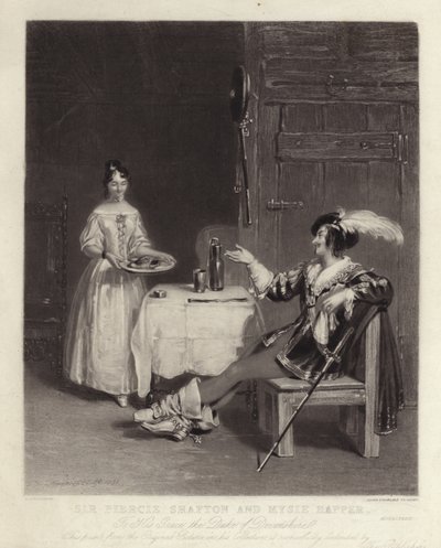 Sir Piercie Shafton und Mysie Happer von Henry Liverseege