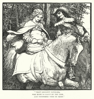 Schöne Ines (Gravur) von Henry Marriott (after) Paget