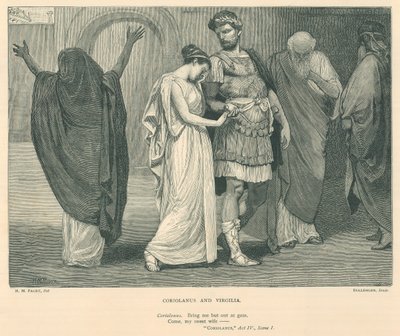 Illustration für Coriolanus von Henry Marriott Paget