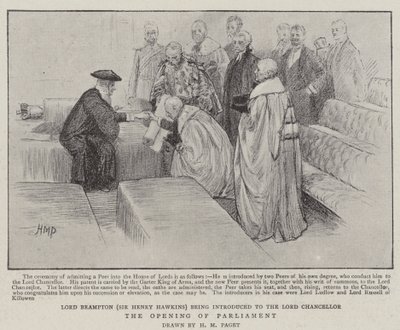 Die Eröffnung des Parlaments von Henry Marriott Paget