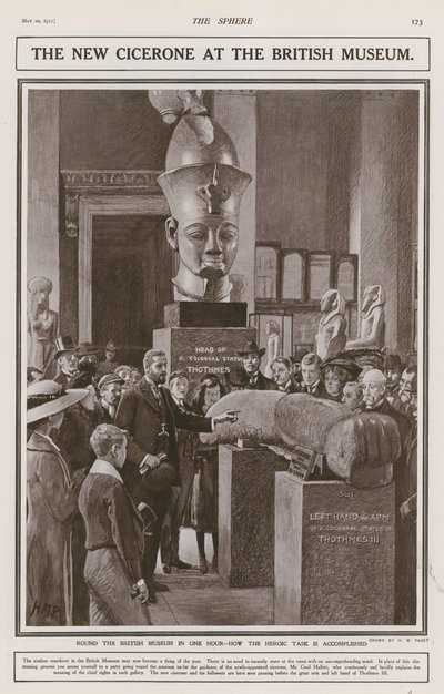 Der neue Cicerone im British Museum von Henry Marriott Paget