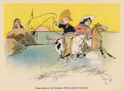 Illustration für Die Abenteuer einer japanischen Puppe von Henry Mayer