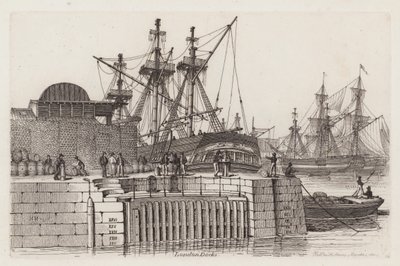 Londoner Docks von Henry Moses