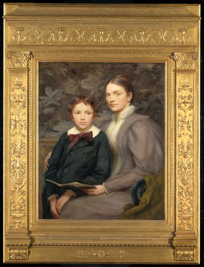 Mrs. William T. Evans und ihr Sohn, 1895 von Henry Oliver Walker