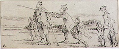 Der unglückliche Schlag, Illustration aus 