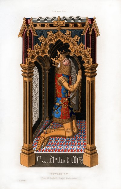 Edward III, ca. 1355, 1843 von Henry Shaw