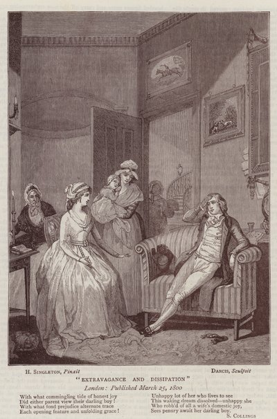 Kleidung, Sitten und Kunst im letzten Jahrhundert von Henry Singleton