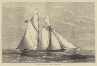 Die Yacht Hildegarde des Prinzen von Wales von Henry Spernon Tozer