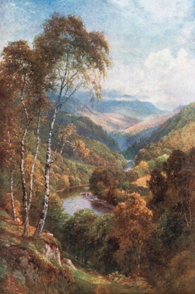 Blick auf den Pass von Killiecrankie, Perthshire von Henry Sutton Palmer
