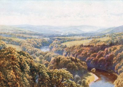 Scotts Lieblingsblick von Bemerside Hill, Roxburghshire von Henry Sutton Palmer