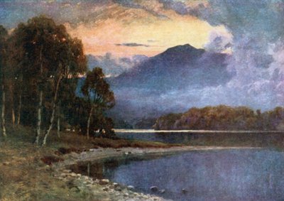 Der Silberstrand, Loch Katrine, Perthshire von Henry Sutton Palmer
