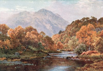 Verschleierter Sonnenschein, die Trossachs, Perthshire von Henry Sutton Palmer