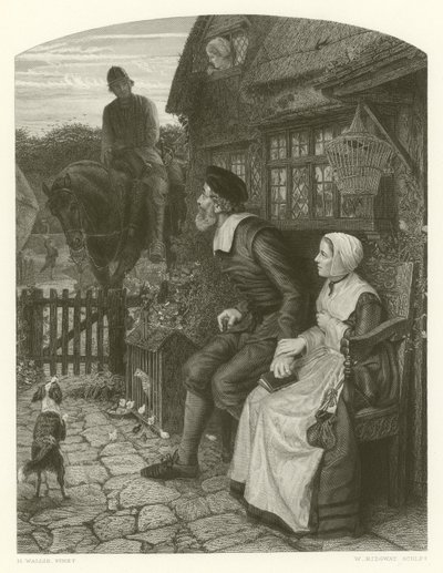 Zurück von Marston Moor von Henry Wallis