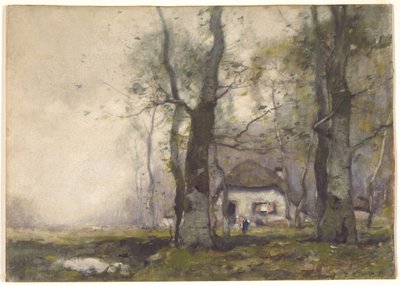 Hütte im Wald von Henry Ward Ranger