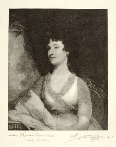 Fräulein Frances Cadwalader (Lady Erskine) von Henry Wolf