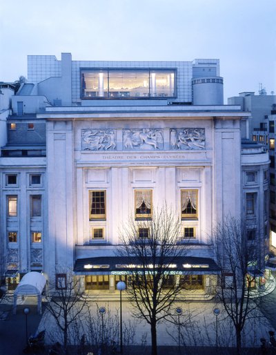Théâtre des Champs-Élysées von Henry van de Perret Auguste (1874 1954) & Perret Gustave (1876 1952) Velde