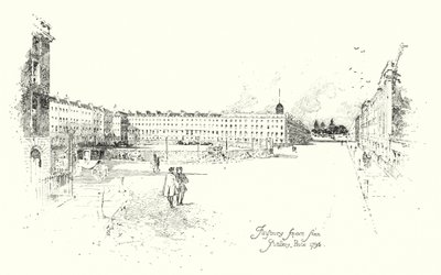 Finsbury Square, von Artillery Place, London von Herbert (after) Railton