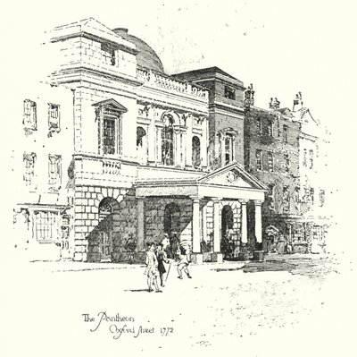 Das Pantheon, Oxford Street, London von Herbert (after) Railton