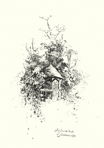 Das Sommerhaus in Streatham, im Jahr 1773 von Herbert (after) Railton