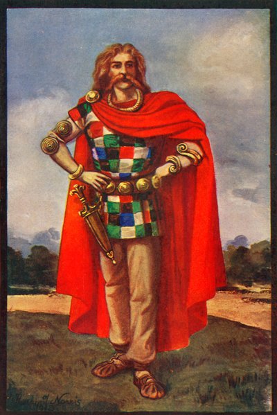 Ein keltischer Häuptling in Zivilkleidung, 1924 von Herbert Norris