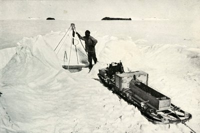 Nelson und seine Ausrüstung von Herbert Ponting