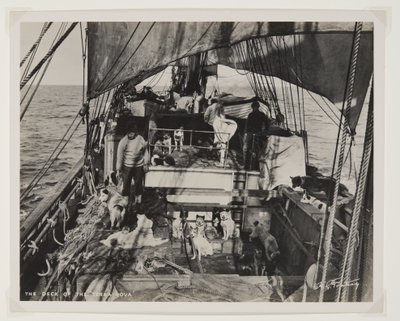 Das Deck der Terra Nova von Herbert Ponting