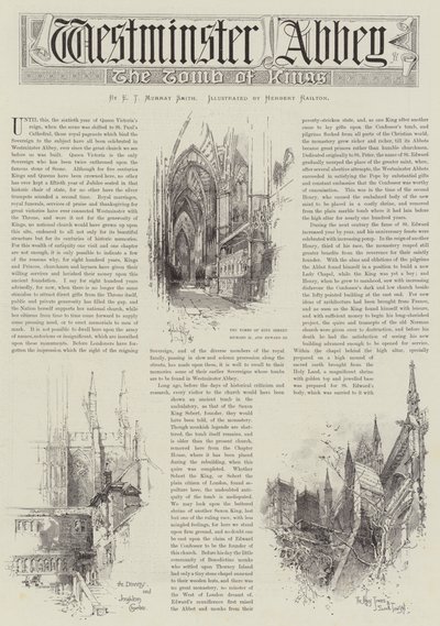 Westminster Abbey von Herbert Railton