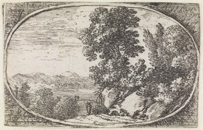 Landschaft (Nr. 18 aus der Serie: Variae campestrum fantasiae) von Herman van Swanevelt