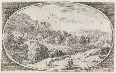 Landschaft (Nr. 22 aus der Serie: Variae Campestrum Fantasiae) von Herman van Swanevelt
