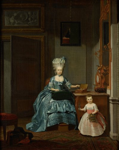 Susanna van Collen geb. Mogge und ihre Tochter von Hermanus Numan