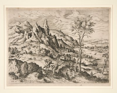 Daphne verfolgt von Apollo von Hieronymus Cock