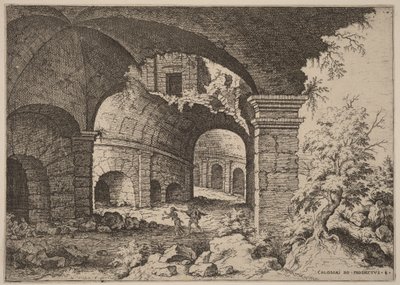 Achte Ansicht des Kolosseums von Hieronymus Cock