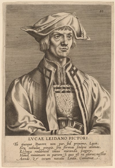 Lucas van Leyden von Hieronymus Wierix