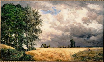 Nahendes Gewitter von Hippolyte Boulenger
