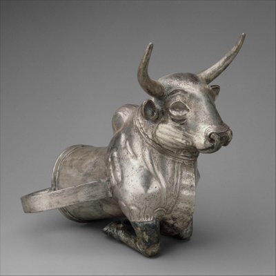 Gefäß mit dem Vorderteil eines Stiers, um 1300 v. Chr. von Hittite