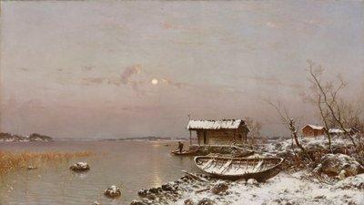 Novemberabend von Hjalmar Munsterhjelm