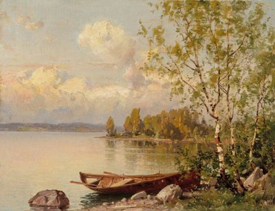 Stiller Sommerabend, ein Blick aus Häme von Hjalmar Munsterhjelm