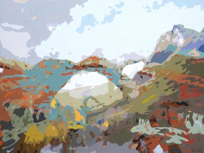 Landschaft Obscura - 12, 2024 von Holly Boruck