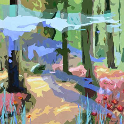 Landschaft Obscura - 9, 2024 von Holly Boruck