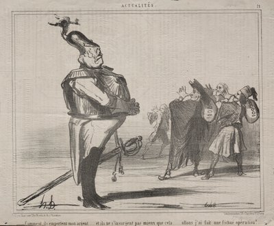 Aktualitäten (Nr. 71): Warum nehmen sie mir mein Geld weg... von Honoré Daumier
