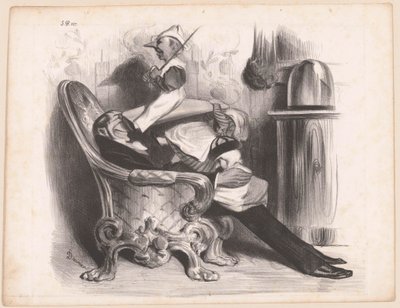 Karikatur des Ministers Antoine Maurice Apollinaire d