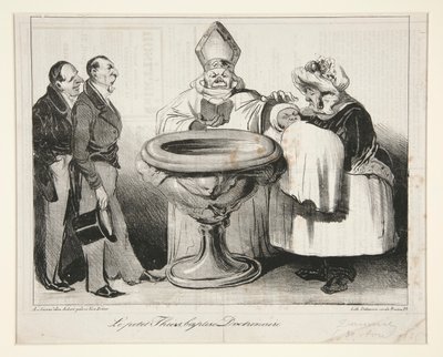 Der kleine Thiers, getauft Doctrinaire von Honoré Daumier