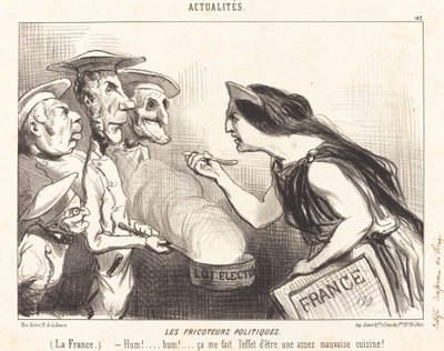 Die politischen Frikoteure von Honoré Daumier