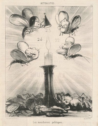 Die politischen Mücken von Honoré Daumier